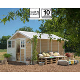Abri de jardin en PVC 11,2m² DECO Sherwood Grosfillex + kit ancrage offert Ma boutique